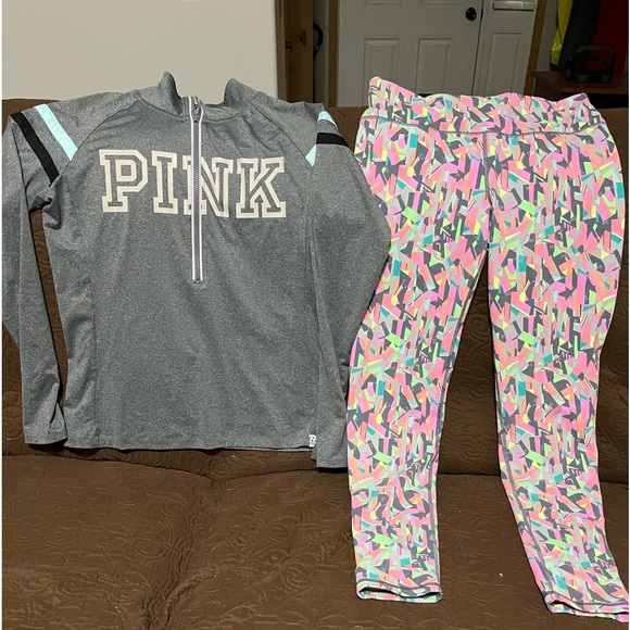 PINK Victoria's Secret Pants - EUC SUPER CUTE VS PINK OUTFIT SIZE LARGE